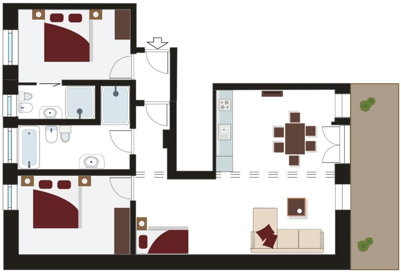노바레반떼 Tyrol Living & Cafe 아파트 외부 사진